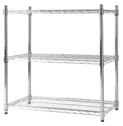 Contemporary Shelving 3 Shelf Unit 900H x 910W x 410Dmm