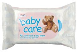 Jeyes Baby Care Baby Wipes 72 Wipes