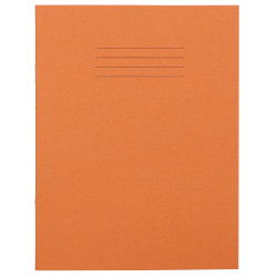 10mm Squared 226 x 178mm 80 Page Exercise Books Orange 100 Per Box 