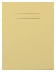 8mm Feint Ruled and Margin 9 x 7 64 Page Exercise Books Yellow 100 per Box