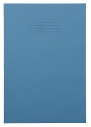 5mm Squared 80 Page A4 Exercise Books Light Blue 50 Per Pack 