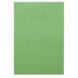 Plain 64 Page A4 Exercise Books Light Green 50 Per Pack 