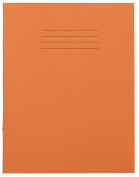 7mm Squared 64 Page A4 Exercise Books Orange 50 Per Pack 