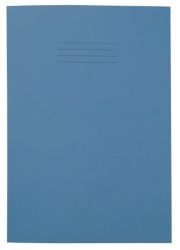15mm Feint Ruled 64 Page A4 Exercise Books Light Blue 50 Per Pack 
