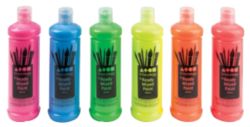 Fluorescent Ready Mix Paint Pack 6