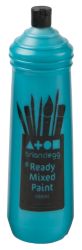 Ready Mix Paint 600ml Turquoise 6 Bottles