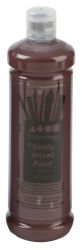 Ready Mix Paint 600ml Burnt Umber 6 Bottles