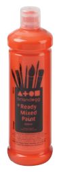 Ready Mix Paint 600ml Orange 6 Bottles