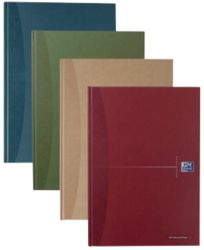 Oxford Recycled Office A4 Feint Ruled Casebound Notebook