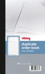 Office Depot Pre Printed 203 x 127mm Order Duplicate Book 100 Sheet Sets