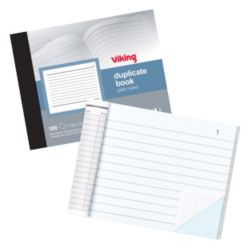 Office Depot Plain Ruled 102 x 127mm Duplicate Book 100 Sheet Sets