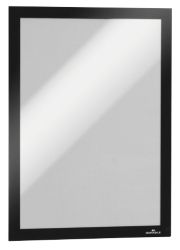 Durable Magaframe Magnetic Frame Black A4 Pack 2