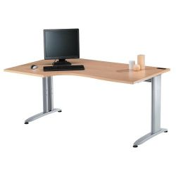 RS Pro Radial Left Hand Desk 1600mm Wide 