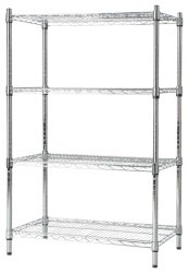 Contemporary Shelving 4 Shelf Unit 1625 x 910 x 410mm