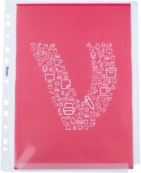 Office Depot A4 Premium Punched Expanding Pockets Side Opening Pack of 10