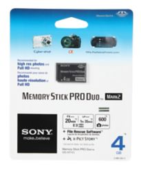 Sony Memory Stick PRO DUO 4GB