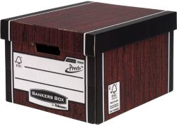 R Kive Prestotm Classic Storage Box Wood Grain Pack of 10