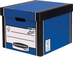 R Kive Premium Presto Tall Storage Box H298xw336xd394mm Blue Pack of 10