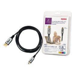 Sitecom Mini USB 20 A B cable 18m