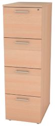 RS to Go 4 Drawer Filing Cabinet Beech