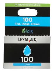 Lexmark 100 Original Cyan Printer Ink Cartridge 14N0900E