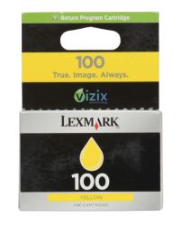 Lexmark 100 Original Yellow Printer Ink Cartridge 14N0902E