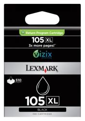 Lexmark 105XL Black Printer Ink Cartridge 14N0822E