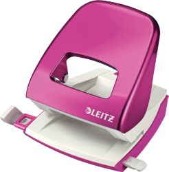 Leitz Nexxt Medium Duty Hole Punch Pink