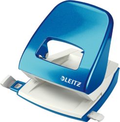 LEITZ WOW Nexxt Metal Punch 30 Sheet Blue