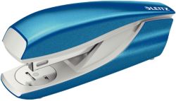LEITZ WOW Nexxt Metal Half Strip Stapler Up to 30 Sheets Blue