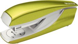 LEITZ WOW Nexxt Metal Half Strip Stapler Up to 30 Sheets Green