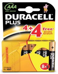 Duracell Plus AAA 44 Free
