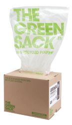 The Green Sack Medium Duty Refuse Sack Clear 737W x 965Lmm 75 Per Box
