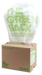 The Green Sack Heavy Duty Pedal Bin Liner White 445W x 460Lmm 300 Per Box