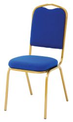 GGI Steel Frame Deluxe Banqueting Stackable Chair Blue