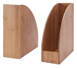 Rexel Bamboo Magazine Rack