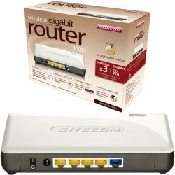Sitecom Wireless Gigabit Router 300N X3 Pure E Motion