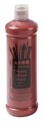 Ready Mix Paint 600ml Burnt Sienna 6 Bottles