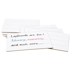Show Me Laminated Lapboards Pack 10