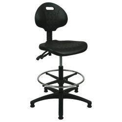 Energi 24 Industrial Draughtmans Chair Black