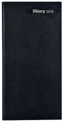 niceday Standard Slim Week to View Portrait 2012 Diary Black