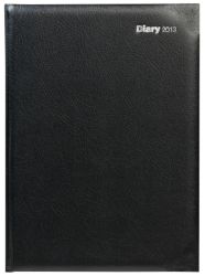 niceday A4 Week to View Executive Diary 2012 Black