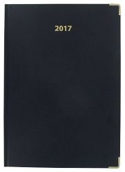 niceday A5 week to view Executive Diary 2012 Black