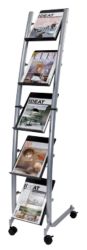 Alba Literature Display Mobile 5 X A4 Compartments