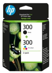 HP 300 Black yellow cyan magenta Printer Ink Cartridge CN637EE