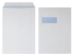 Viking Premium 120gsm C4 Peel Seal Window Envelope Ultra White 10 pk