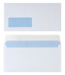 Viking Premium 120gsm DL Peel Seal Window Envelope Ultra White 25 pk