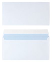 Viking Premium 120gsm DL Peel Seal Plain Envelope Ultra White 25 pk