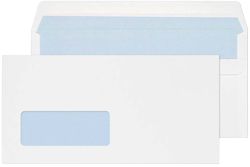 Viking Window DL 110x220mm 80gsm Self Seal White Economy Envelopes 100 pk