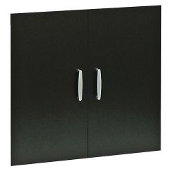 J Low Doors in Black from the Black and White Office Collection